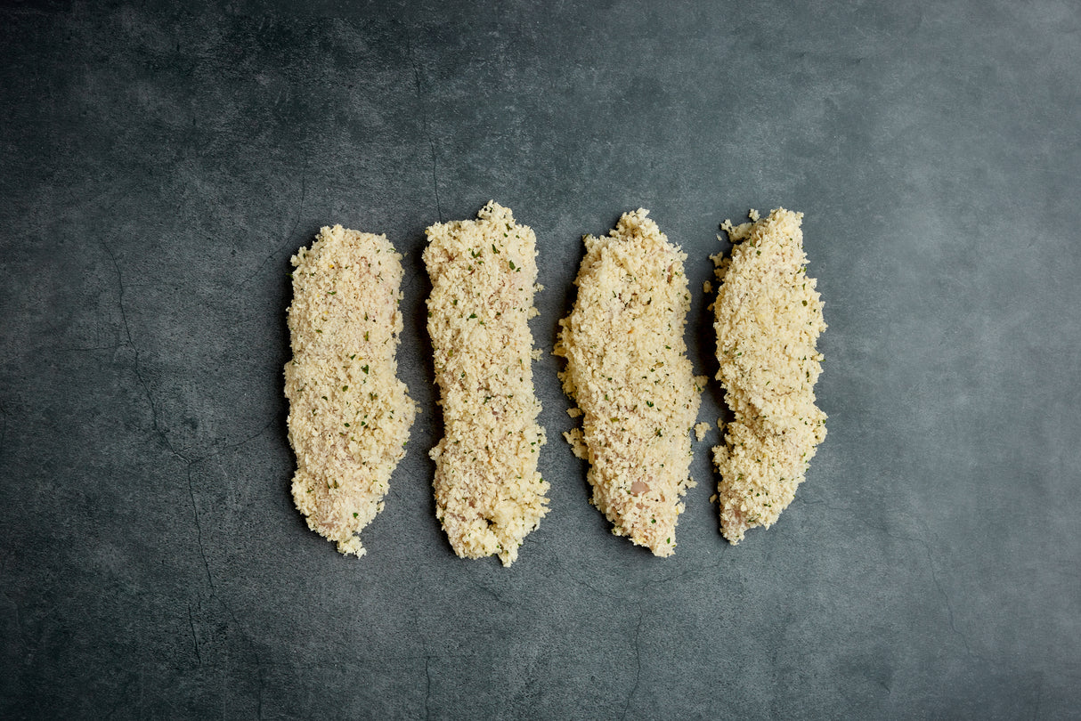 crumbed chicken tenderloins