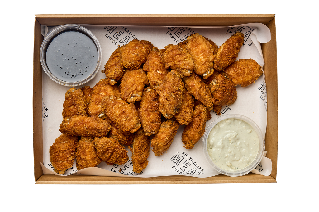 fried chicken wing box