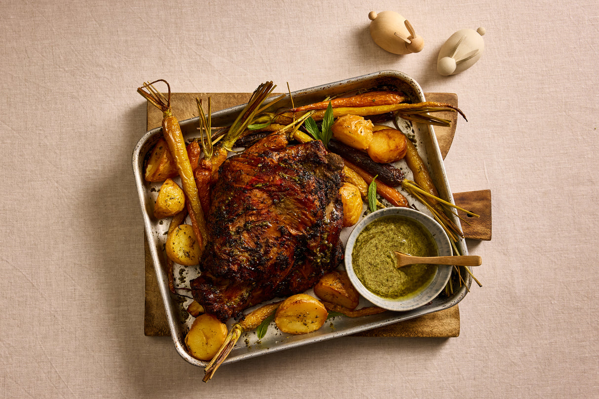 Grass Fed Lamb Leg Bone In $18.99/KG