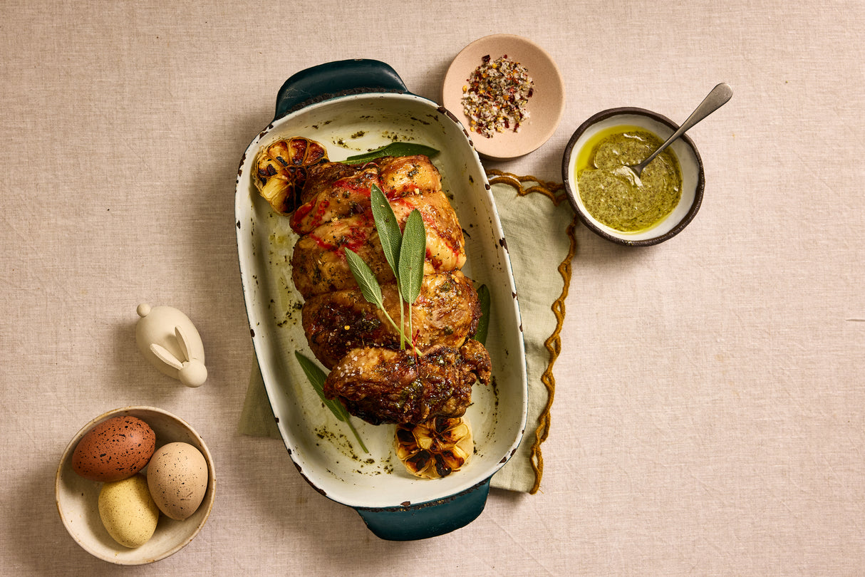 Grass Fed Rolled Lambchetta $34.99/KG