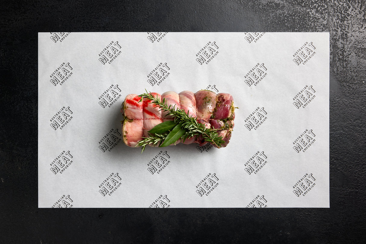 Grass Fed Rolled Lambchetta $34.99/KG