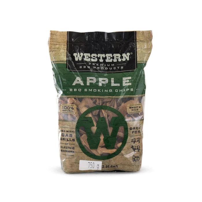 Western Apple BBQ Smoking Chips 750G Australian Meat Emporium