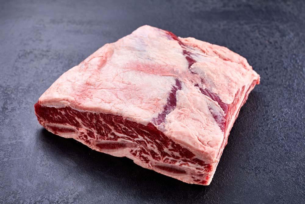 Grass Fed Beef Ribs MB4+ WAS $32.99/KG NOW $16.99/KG