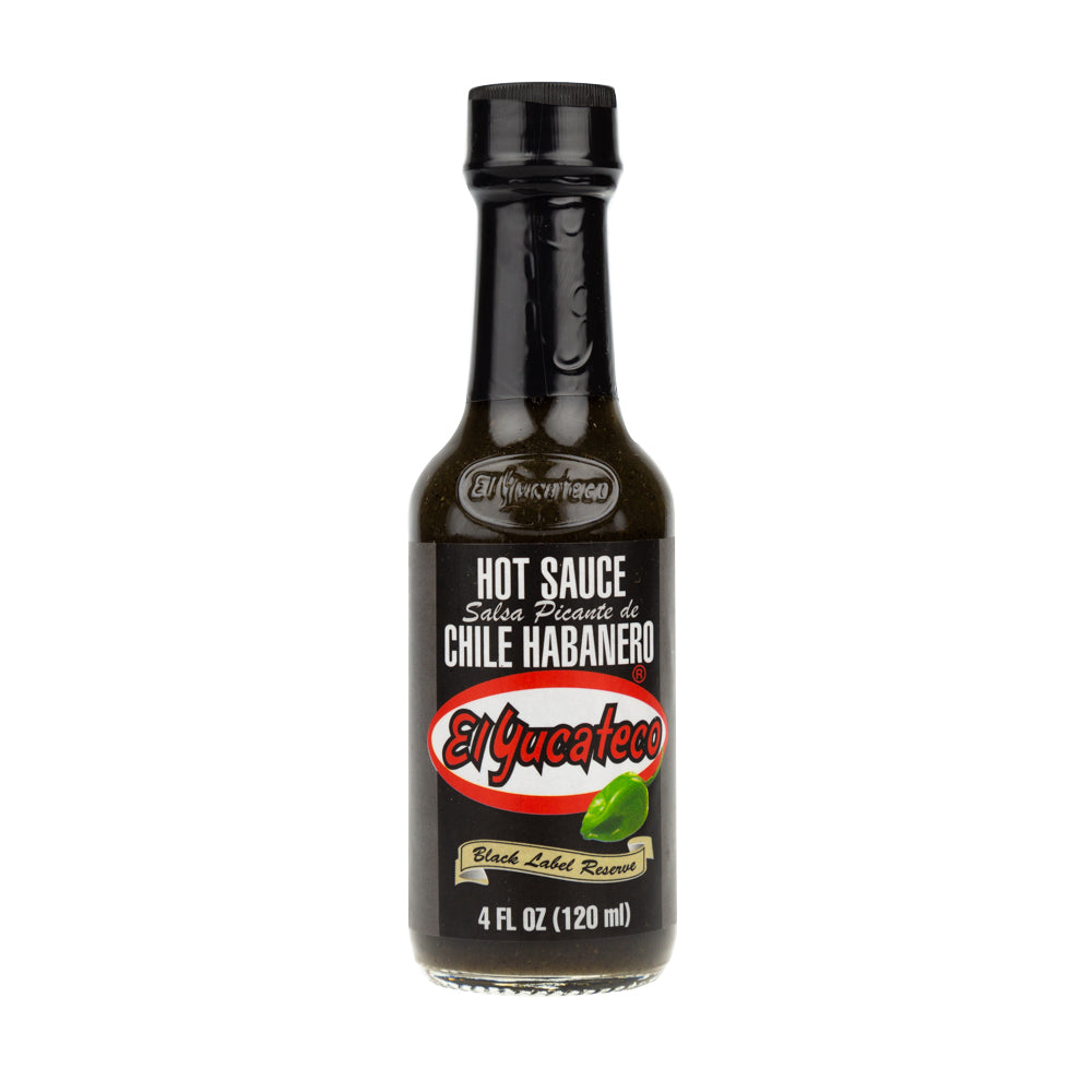 El Yucateco Chile Habanero Hot Sauce Black Label Reserve