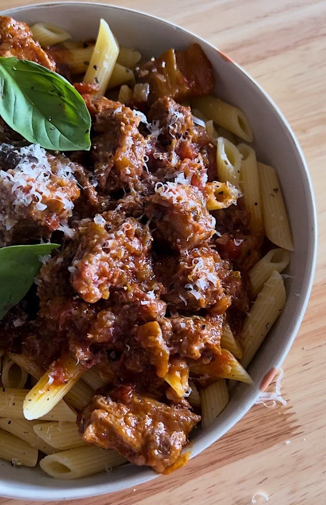 Beef and Eggplant Ragu