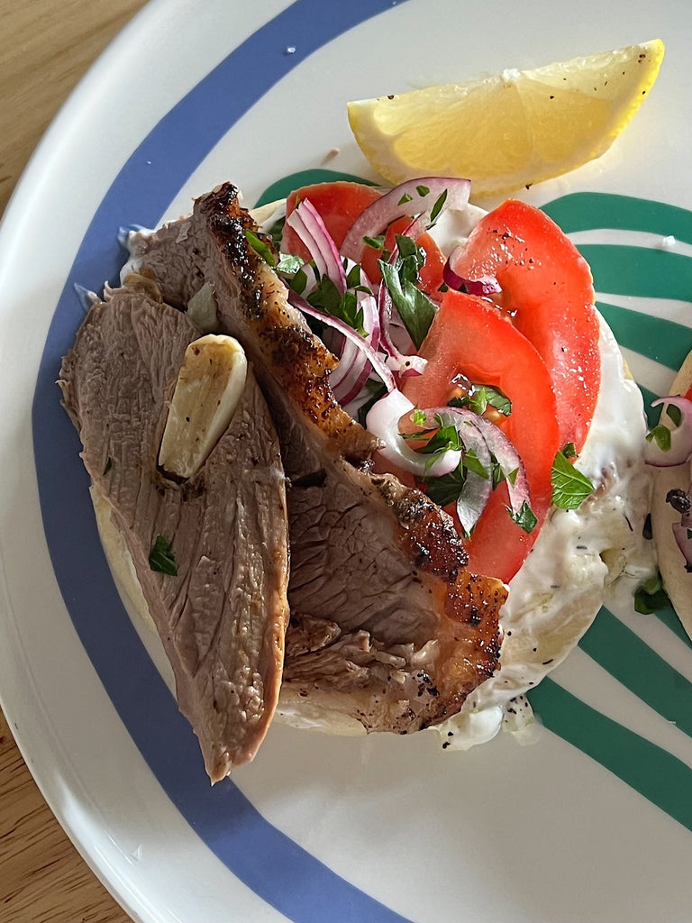 Lamb Leg Mini Greek Gyros