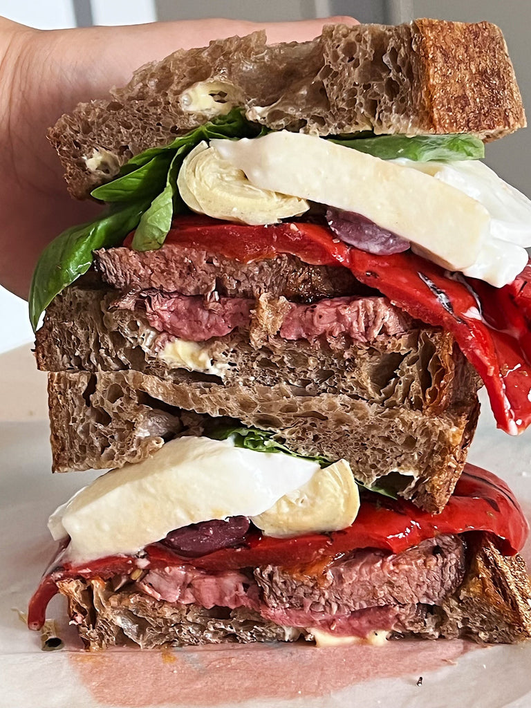 Mediterranean Beef Sandwich