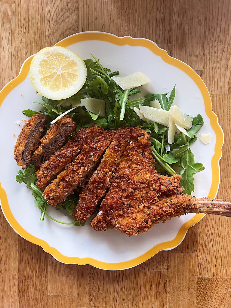 Rosemary and Parmesan Veal Cotoletta