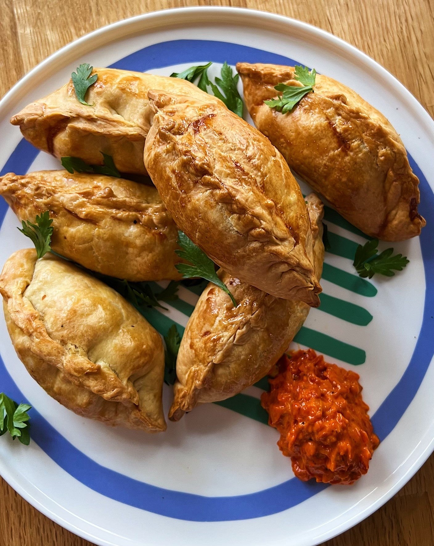 Ajvar Cornish Pasty
