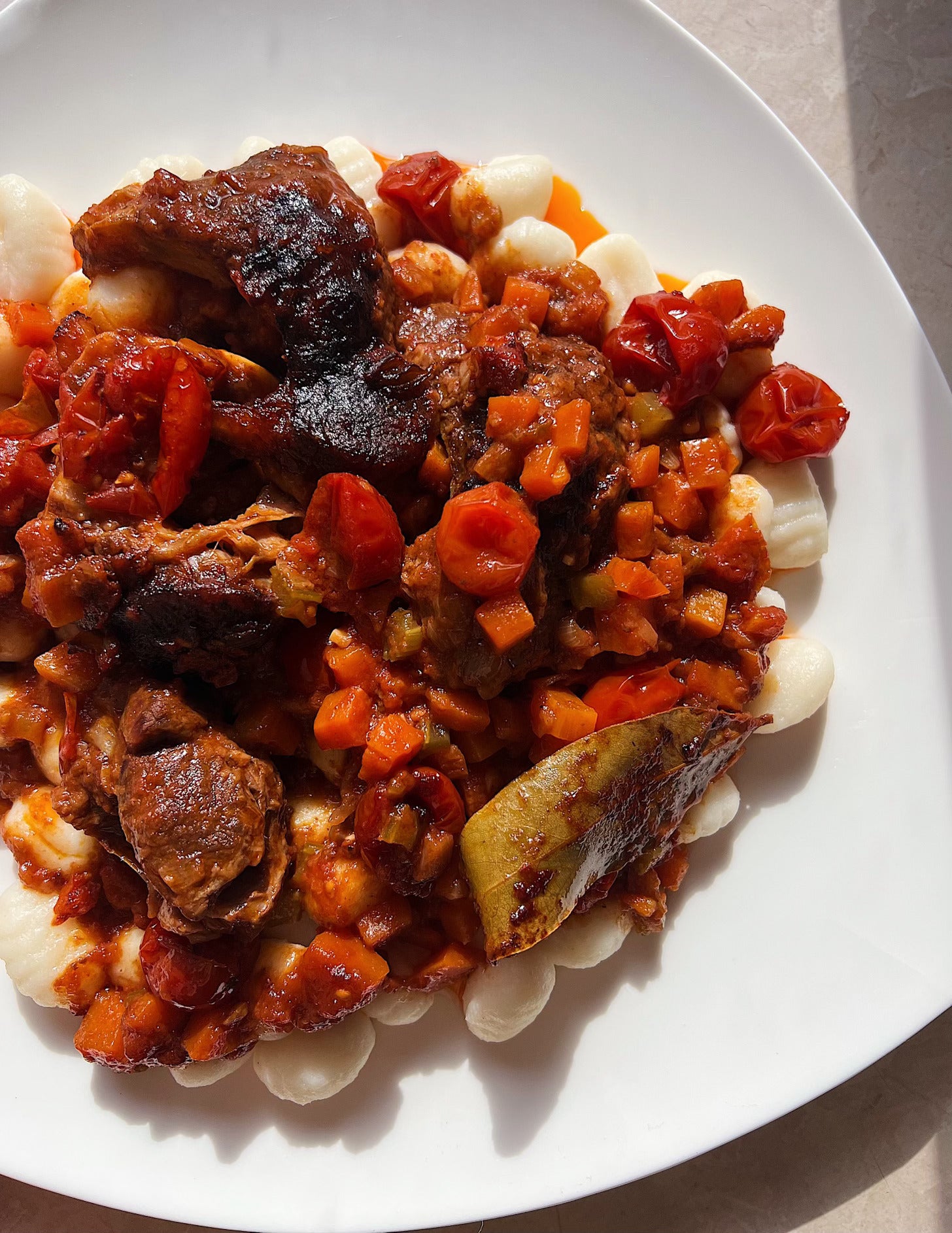 Osso Bucco with Gnocchi