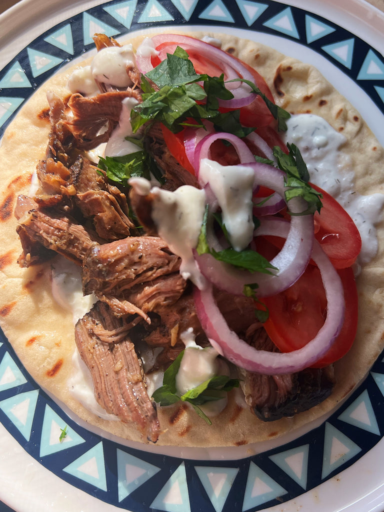 Lamb Shoulder Gyros