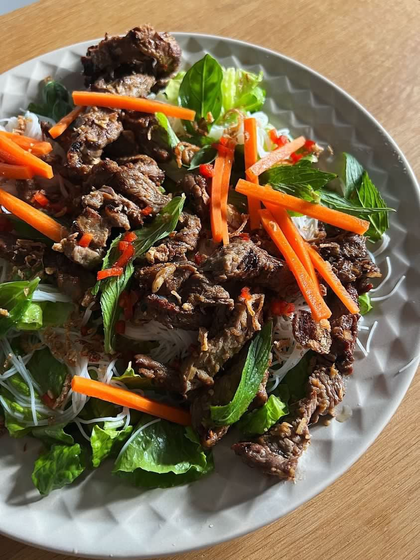 Lemongrass Beef Noodle Salad