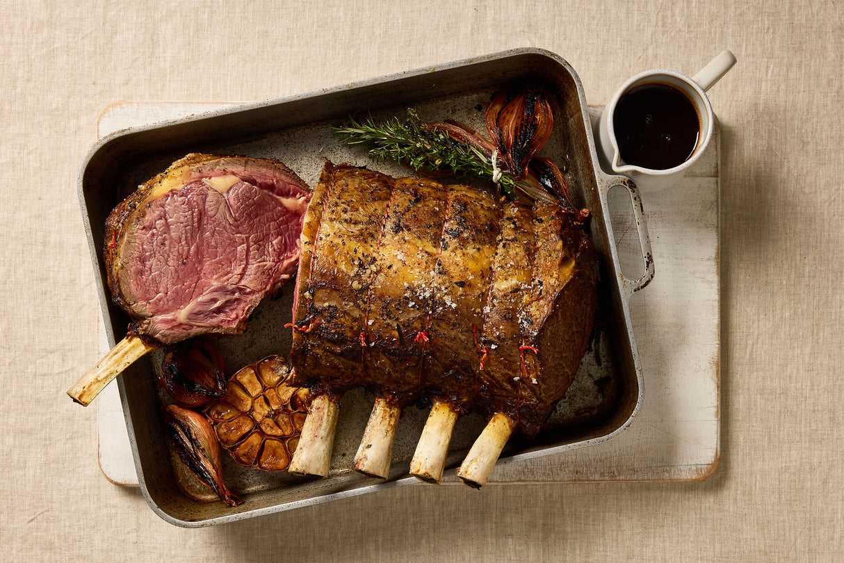 Jack’s Creek Black Angus Standing Rib Roast MB3-4+ $65.99/KG