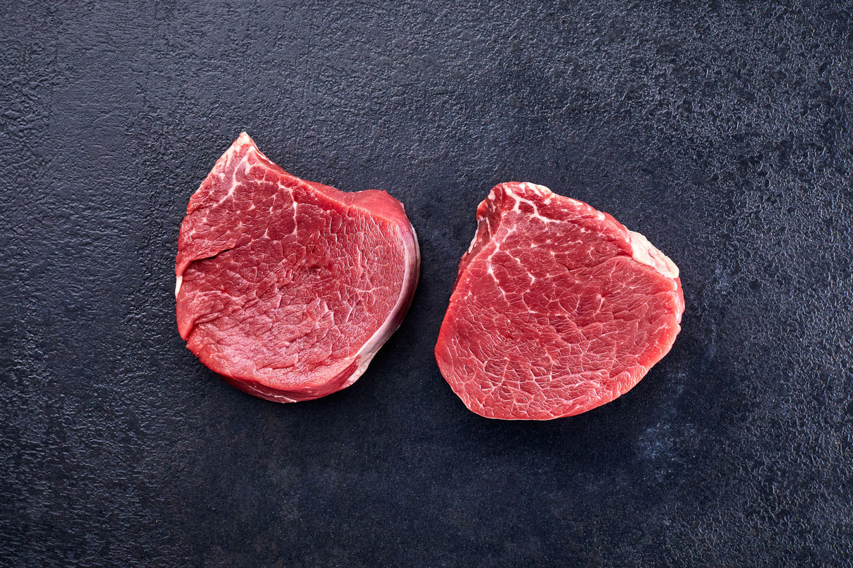 Grass Fed Beef Eye Fillet Steaks 2-3 Pack $79.99/kg
