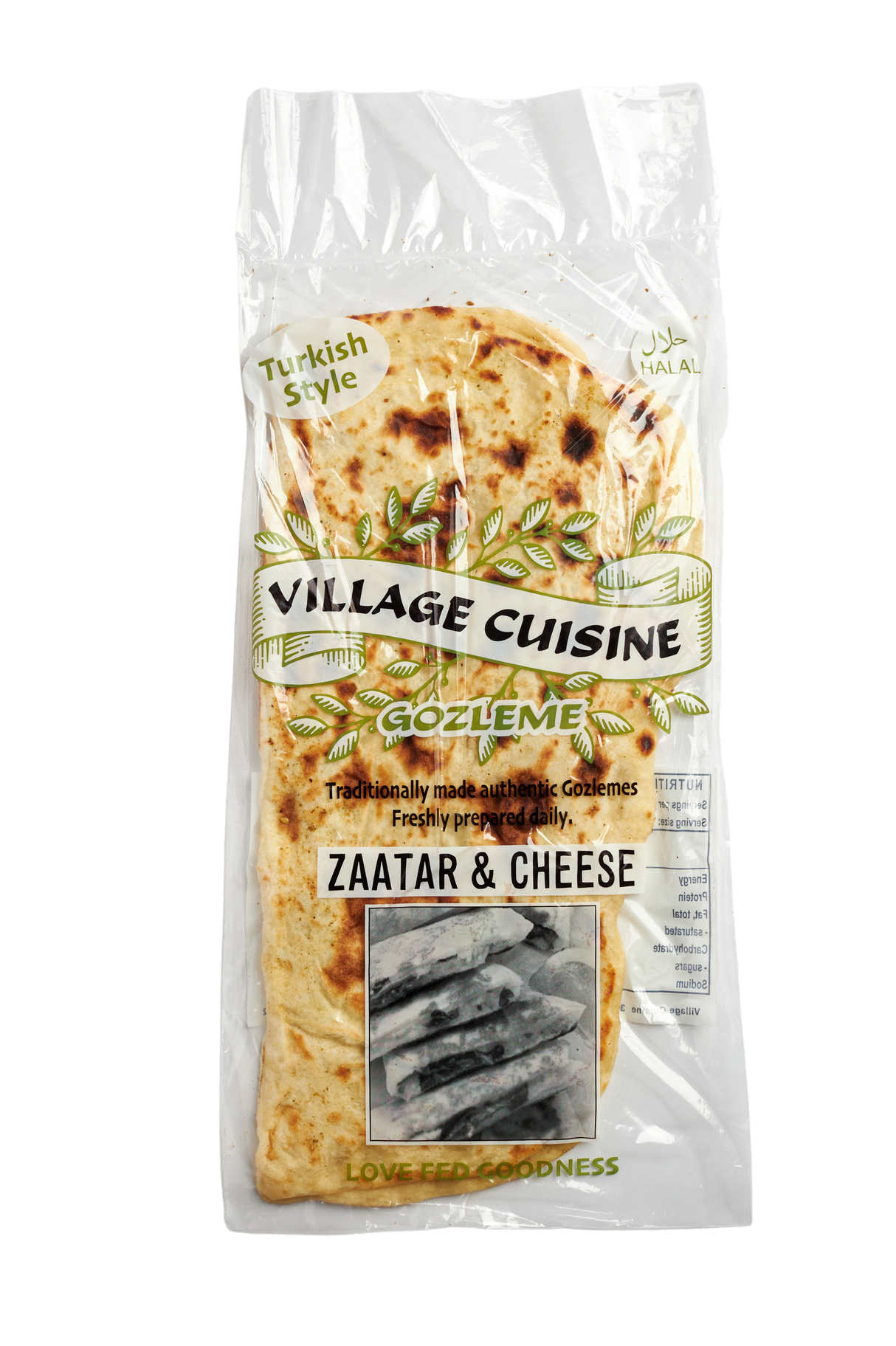Cheese and Zaatar Gozleme