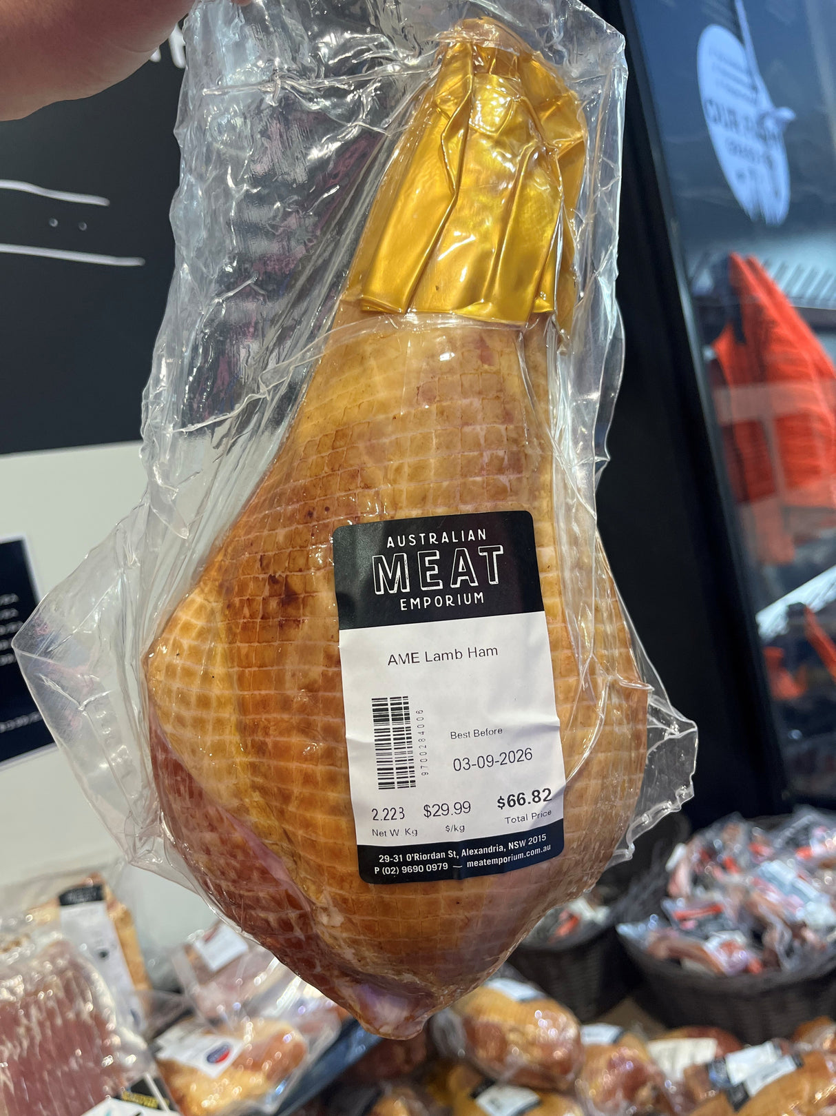 Lamb Ham $29.99/KG
