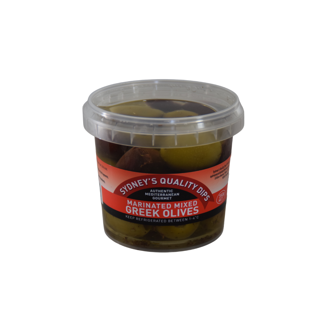 Sydney's Quality Dips Marinated Mixed Greek Olives