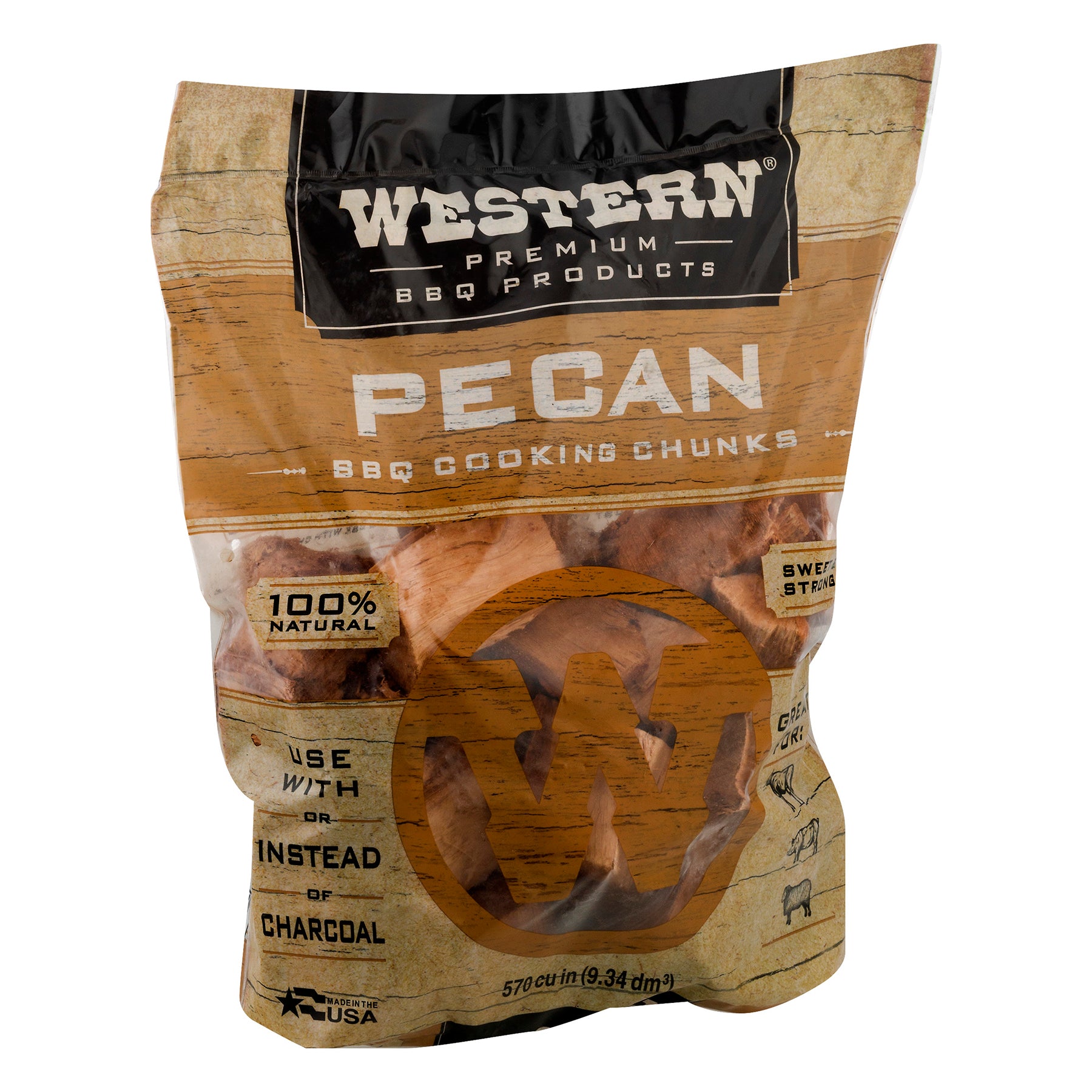 Western Pecan BBQ Cooking Chunks 3.1KG Australian Meat Emporium