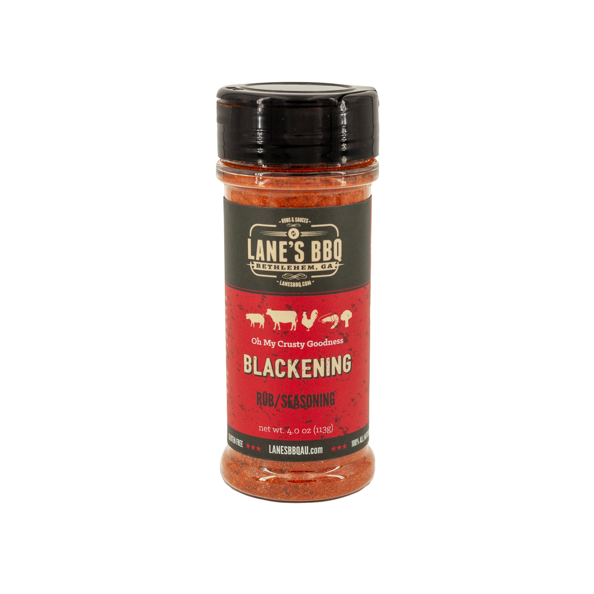 Lane's BBQ Blackening Rub/Seasoning 130G