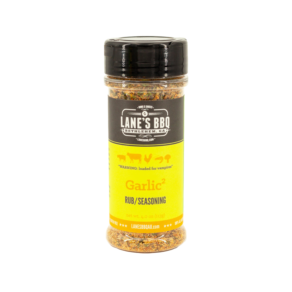 Lane's BBQ Garlic Rub/Seasoning 130G